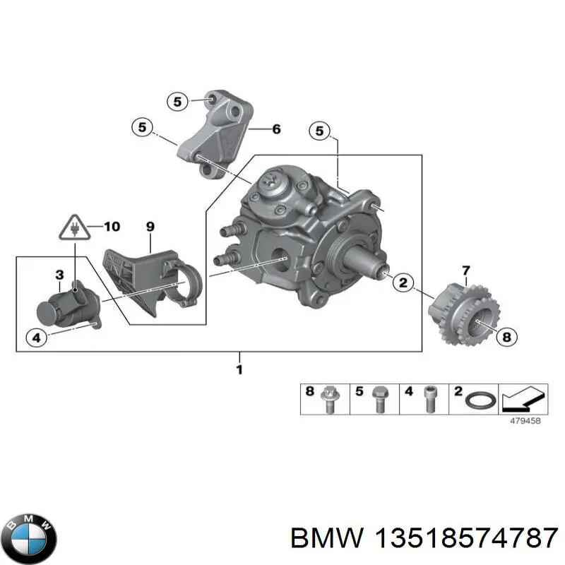 13518574787 BMW válvula reguladora de presión common-rail-system