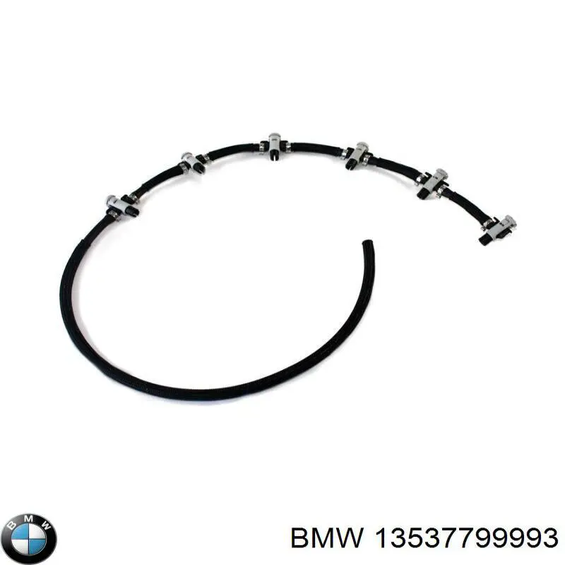 13537799993 BMW tubo de combustible atras de las boquillas