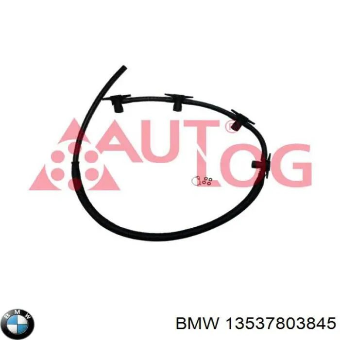 13537803845 BMW tubo de combustible atras de las boquillas