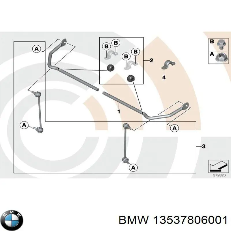 13537806001 BMW junta anular, inyector