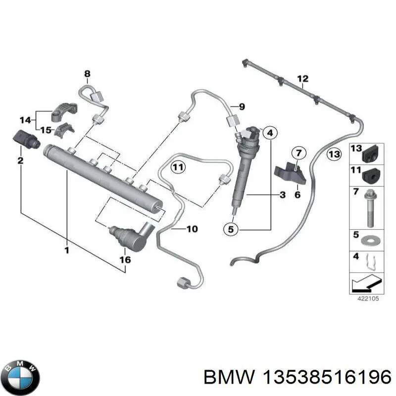  Tubo De Combustible Atras De Las Boquillas para BMW X2 F39