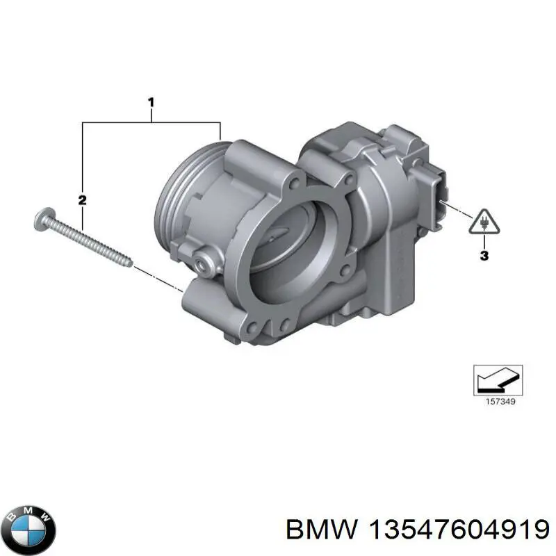 13547604919 BMW cuerpo de mariposa completo