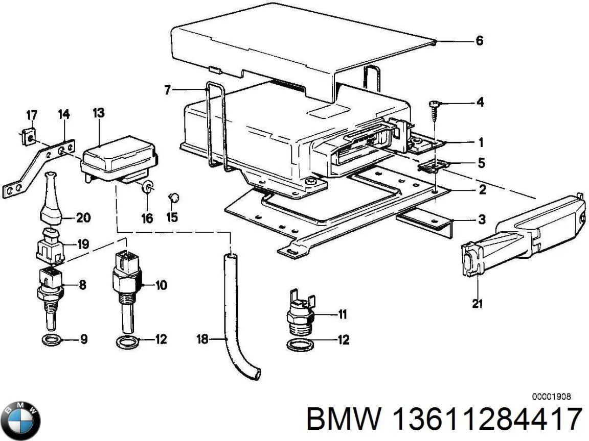  Centralina Del Motor / Modulo De control Del Motor (ecu) para BMW 3 E30