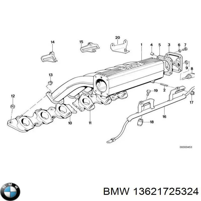 13621725324 BMW sensor, temperatura del aire de admisión