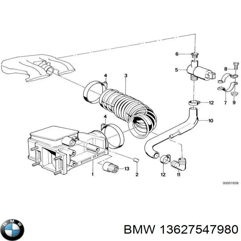  Sensor De Flujo De Aire/Medidor De Flujo (Flujo de Aire Masibo) para BMW 3 E30