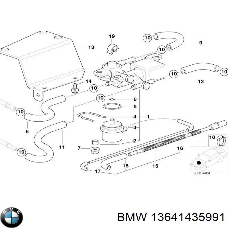 13641435991 BMW inyector de combustible