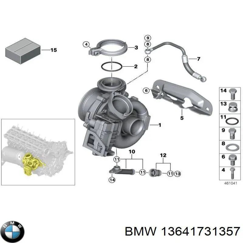 13641731357 BMW inyector de combustible