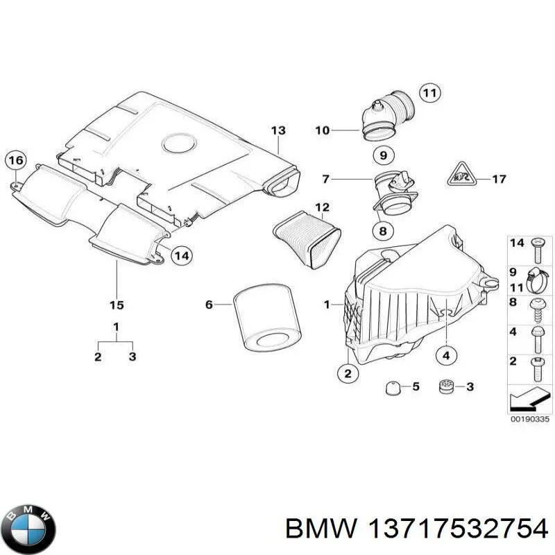 13717532754 BMW filtro de aire