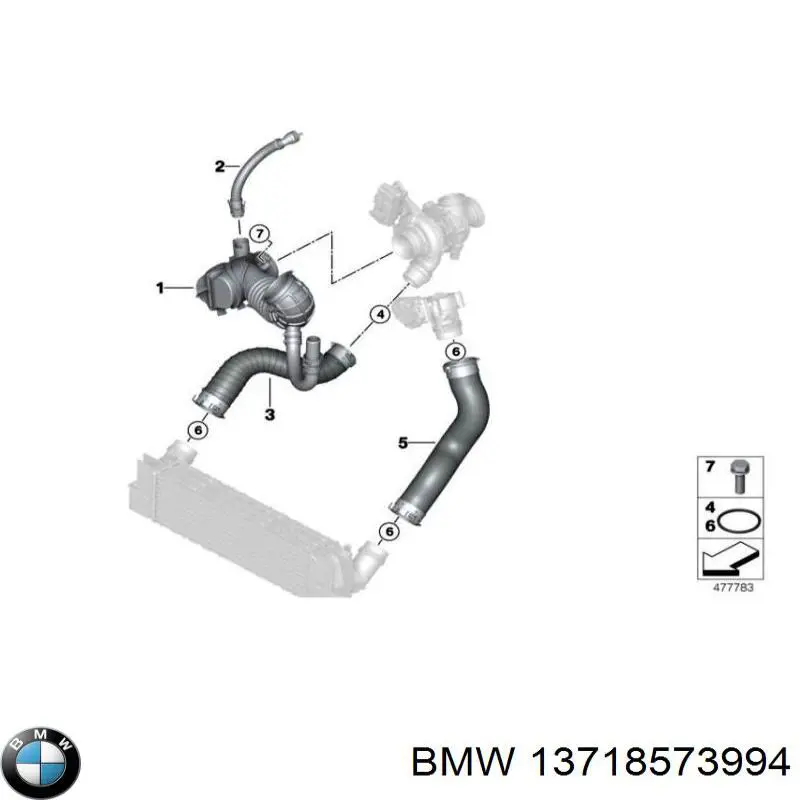 13718573994 BMW tapa de culata