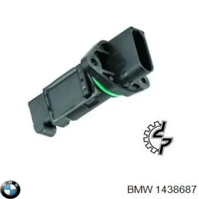 1438687 BMW sensor de flujo de aire/medidor de flujo (flujo de aire masibo)