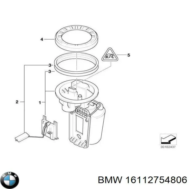 16112754806 BMW módulo alimentación de combustible