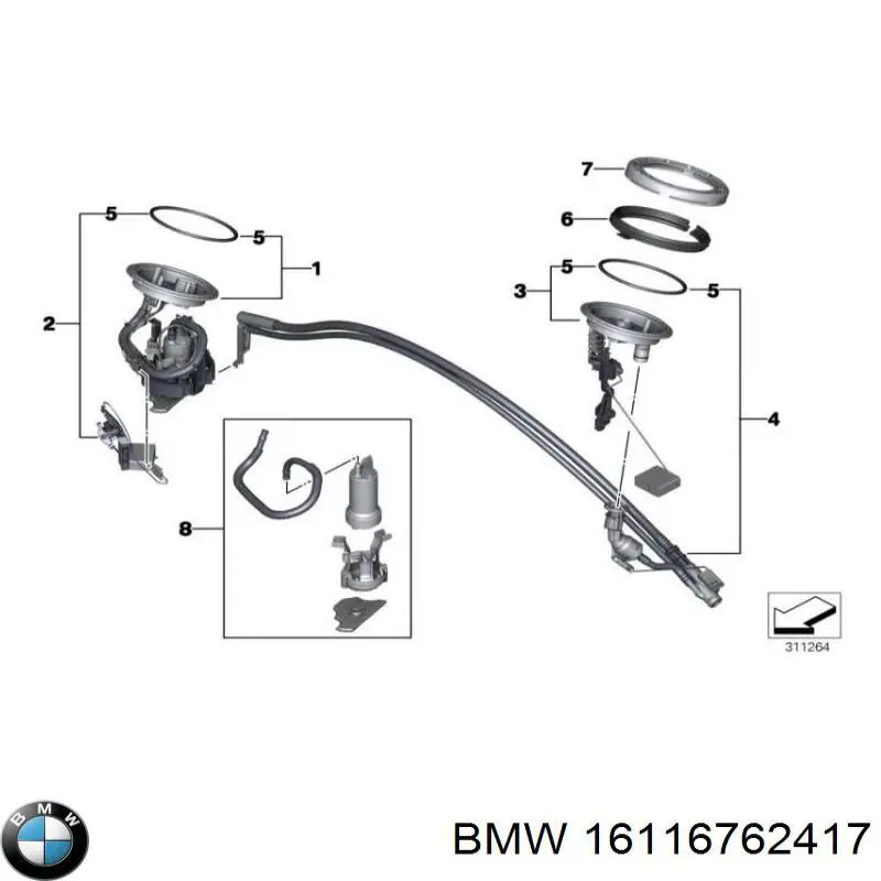 16116762417 BMW 