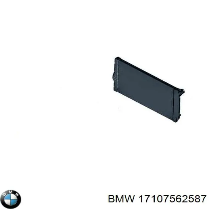 17107562587 BMW radiador refrigeración del motor