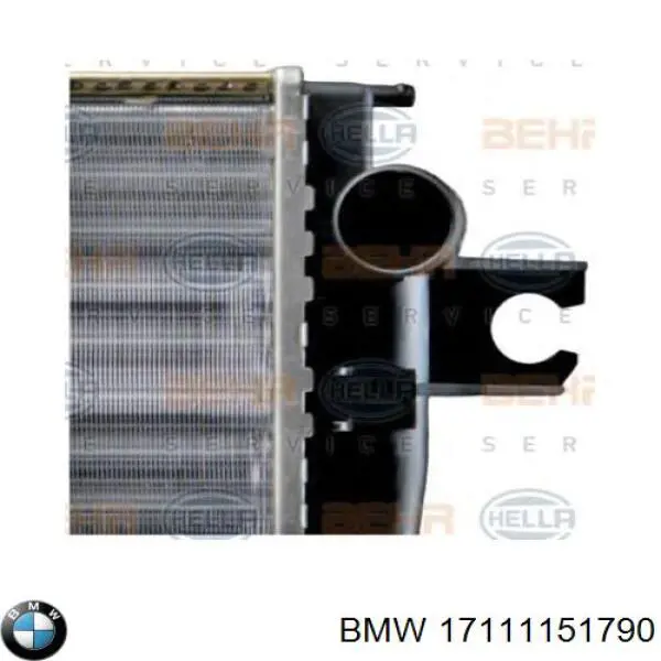 1151790 BMW radiador refrigeración del motor