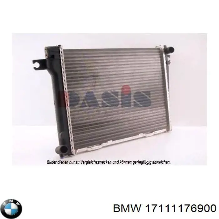 17111176900 BMW radiador refrigeración del motor