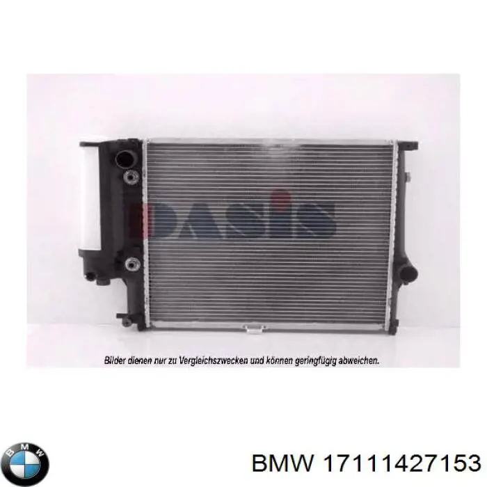 17111427153 BMW radiador refrigeración del motor