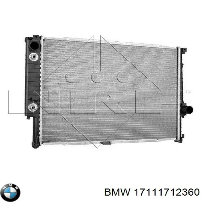 17111712360 BMW radiador refrigeración del motor