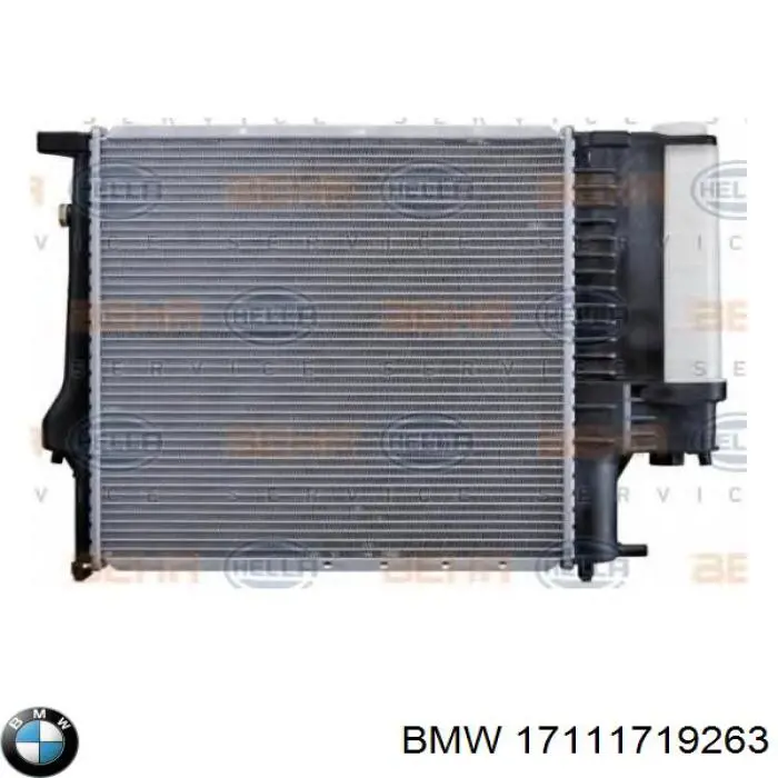 17111719263 BMW radiador refrigeración del motor