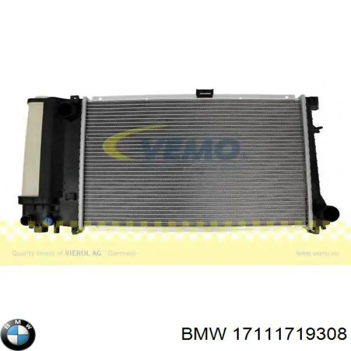 17111719308 BMW radiador refrigeración del motor