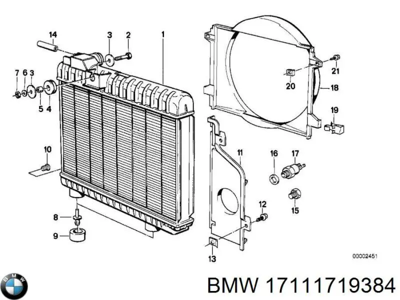 17111719384 BMW 