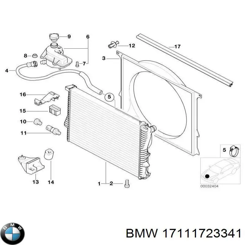 17111723341 BMW 