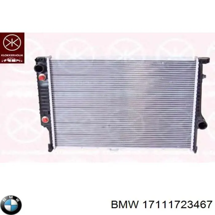 17111723467 BMW radiador refrigeración del motor