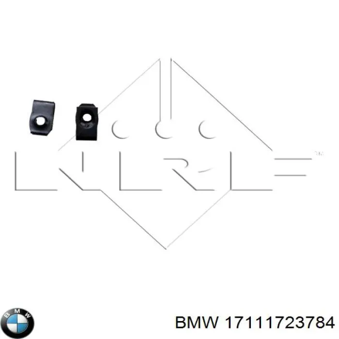 17111723784 BMW radiador refrigeración del motor