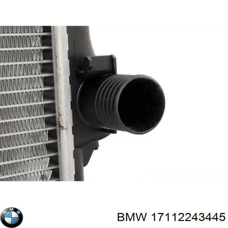 17112243445 BMW radiador refrigeración del motor