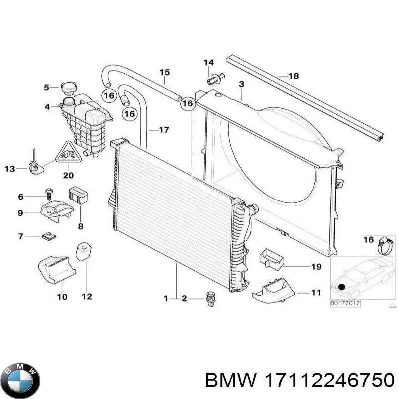 17112246750 BMW 