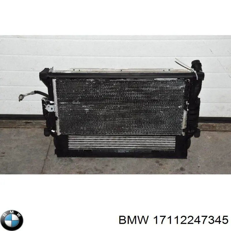 17112247345 BMW radiador refrigeración del motor