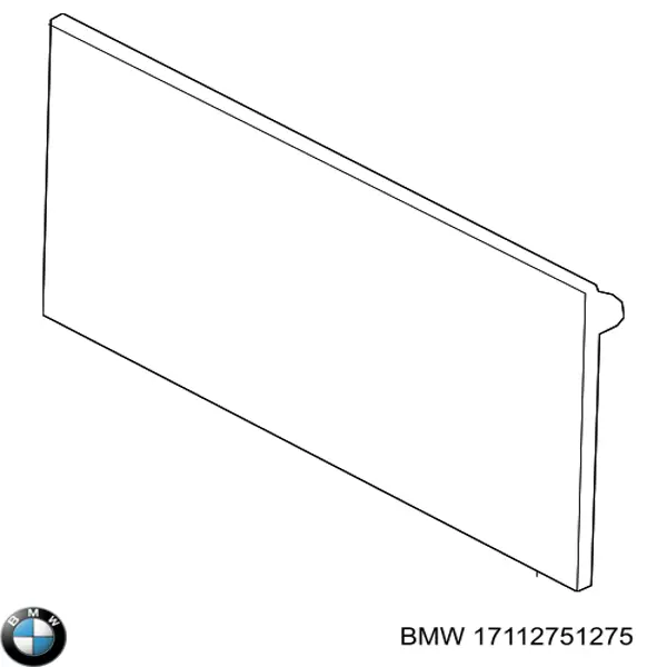 17112751275 BMW radiador refrigeración del motor