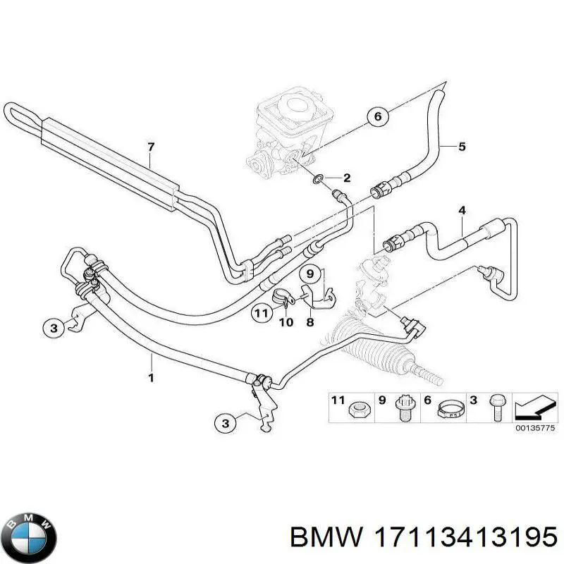  Radiador De Direccion Asistida para BMW X3 E83