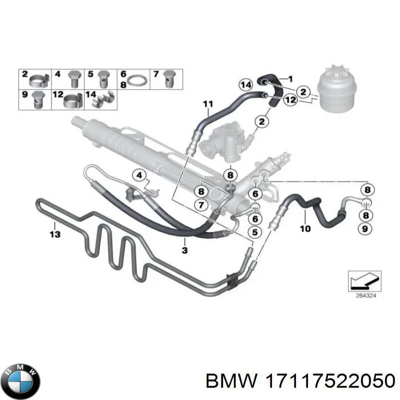  Radiador De Direccion Asistida para BMW X1 E84