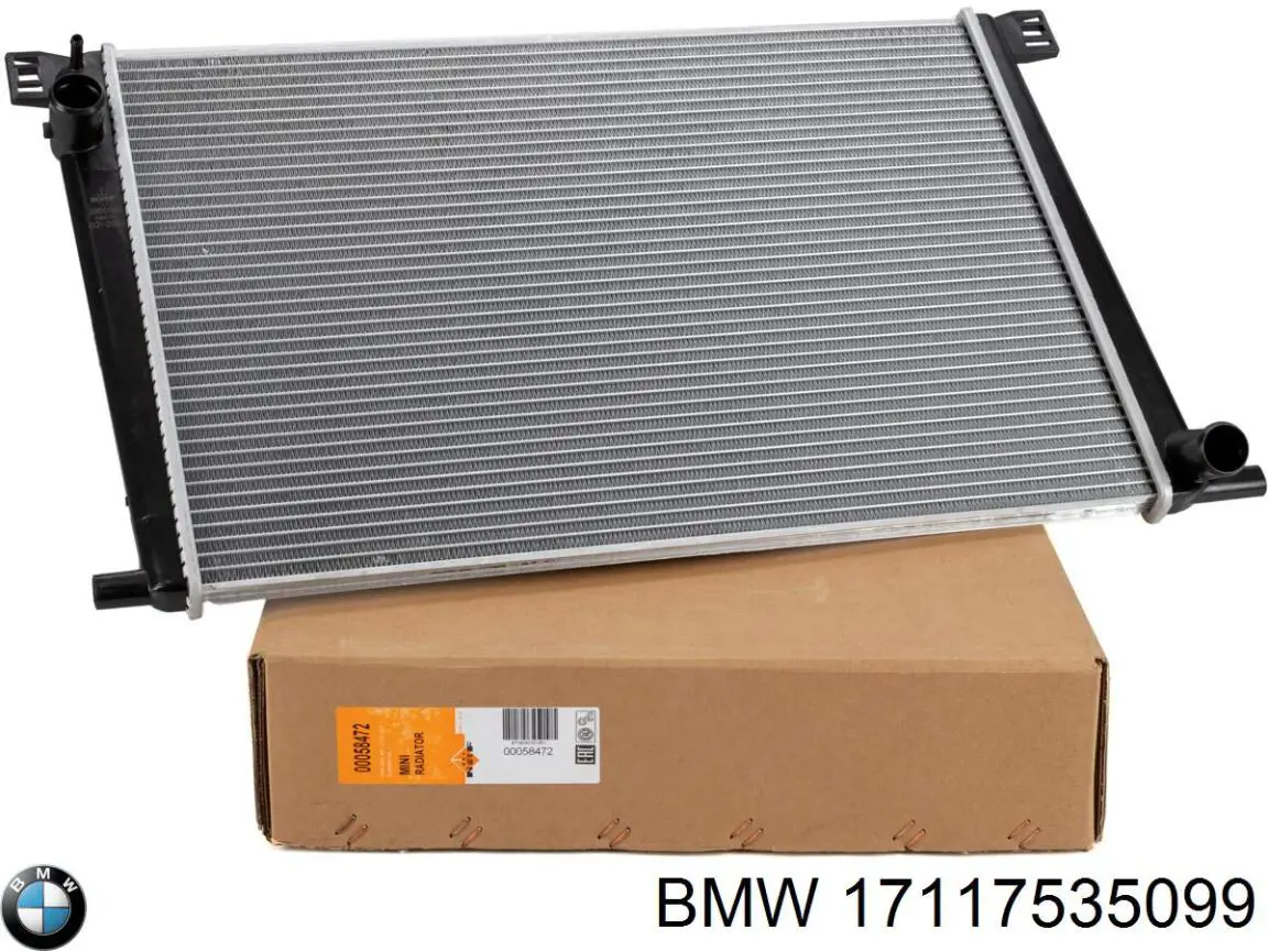 17117535099 BMW radiador refrigeración del motor