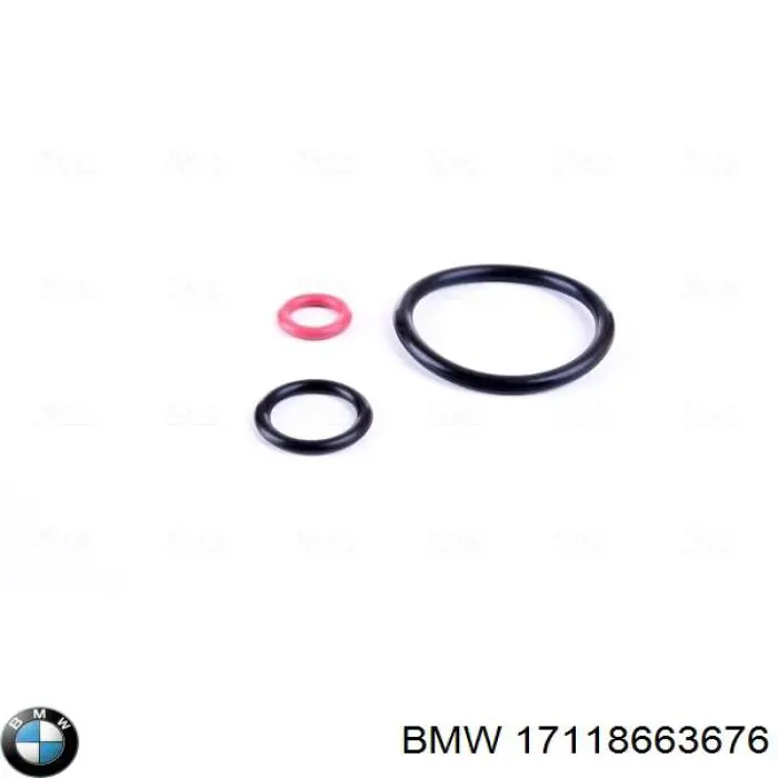 17118663676 BMW radiador refrigeración del motor