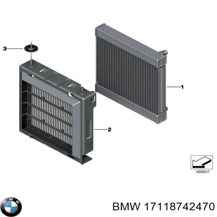  Marco De Montaje Del Radiador para BMW 6 G32