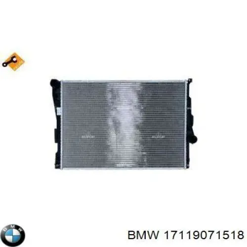 17119071518 BMW radiador refrigeración del motor