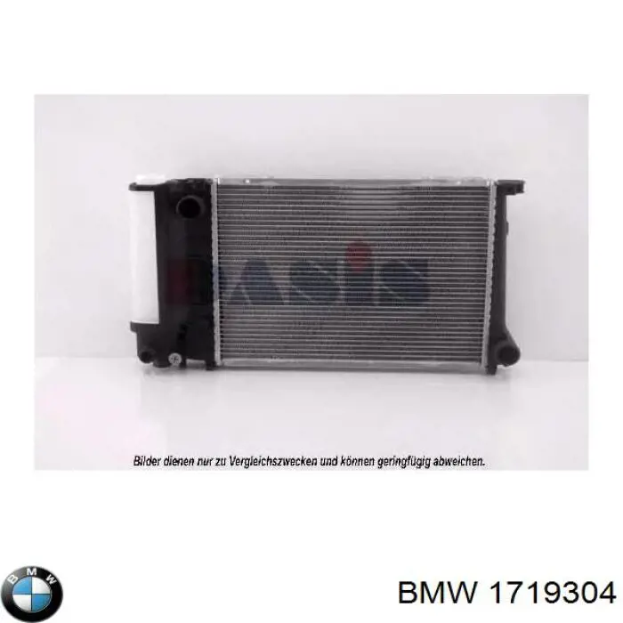  1719304 BMW radiador refrigeración del motor