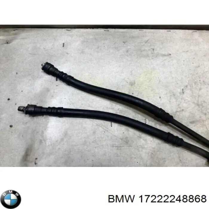 17222248868 BMW tubo (manguera de retorno del radiador de aceite (baja presión))