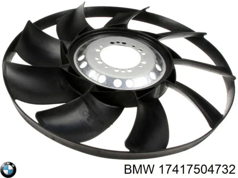 17417504732 BMW rodete ventilador, refrigeración de motor