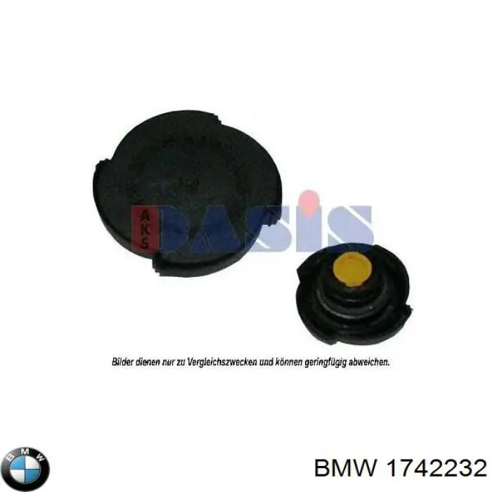 1742232 BMW tapa de radiador