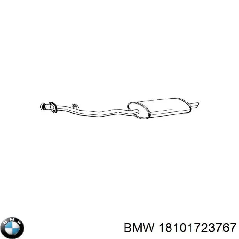  Silenciador posterior para BMW 3 E36