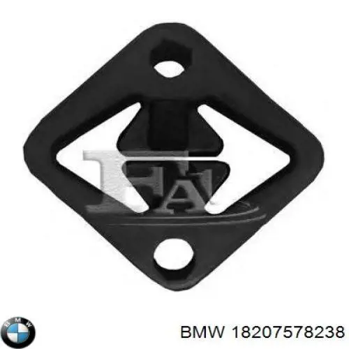 18200154321 BMW abrazadera de silenciador trasera