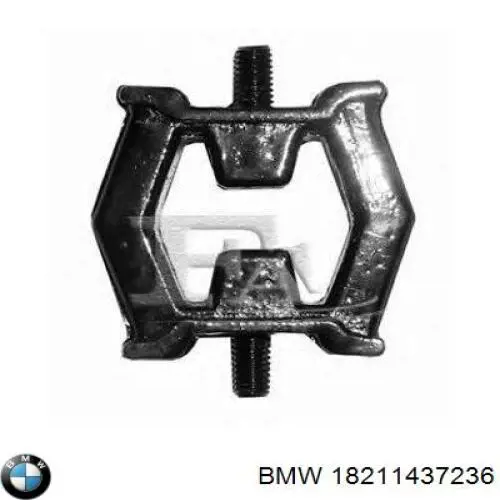 18211437236 BMW soporte, silenciador