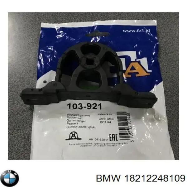 18212248109 BMW soporte, silenciador