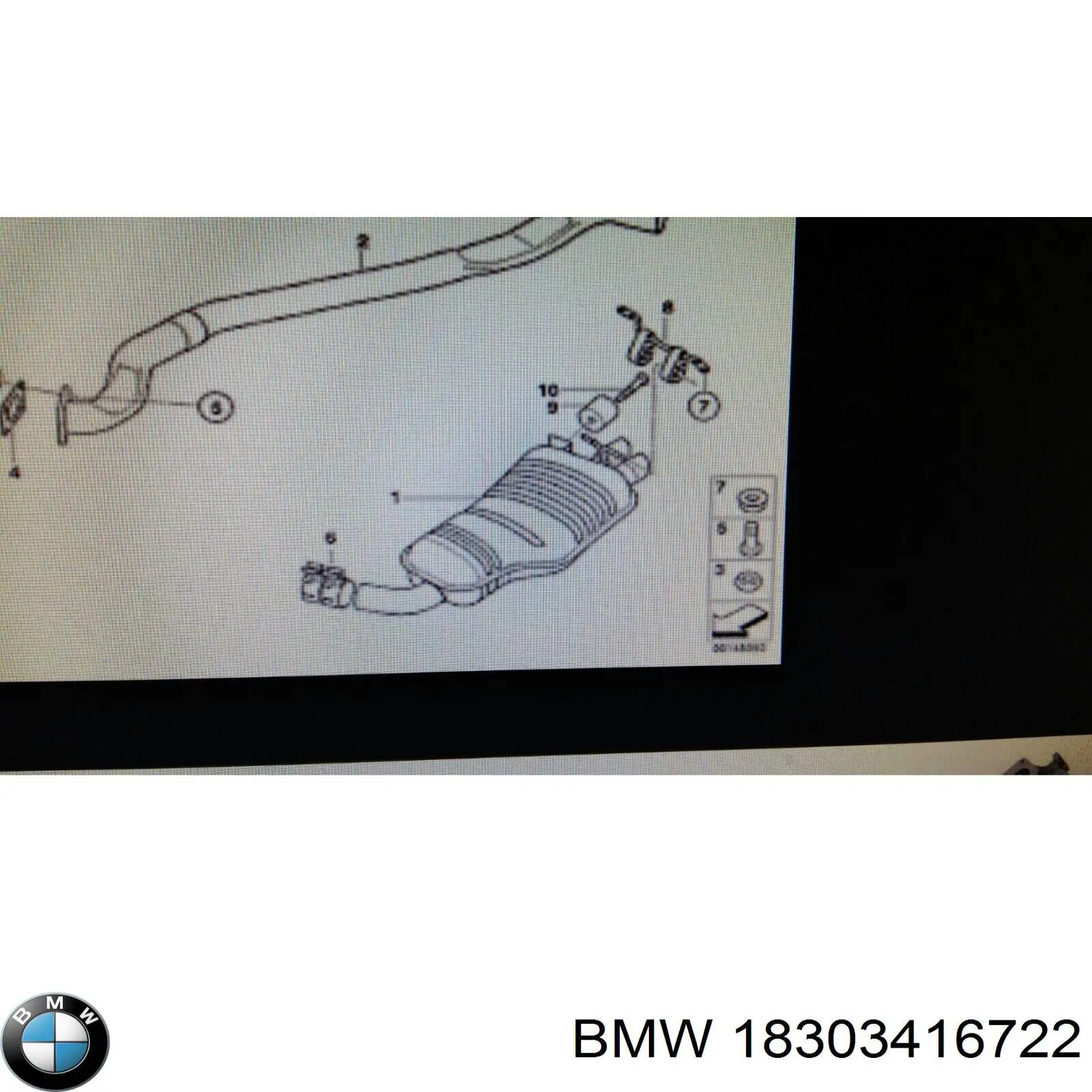  Silenciador posterior para BMW X3 E83