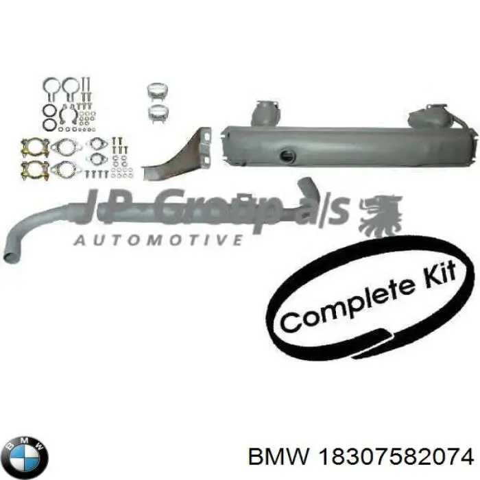  Silenciador del medio para BMW 3 E90