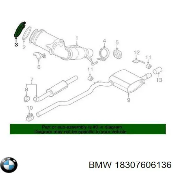  Abrazadera Del Colector De Escape para BMW 5 F10