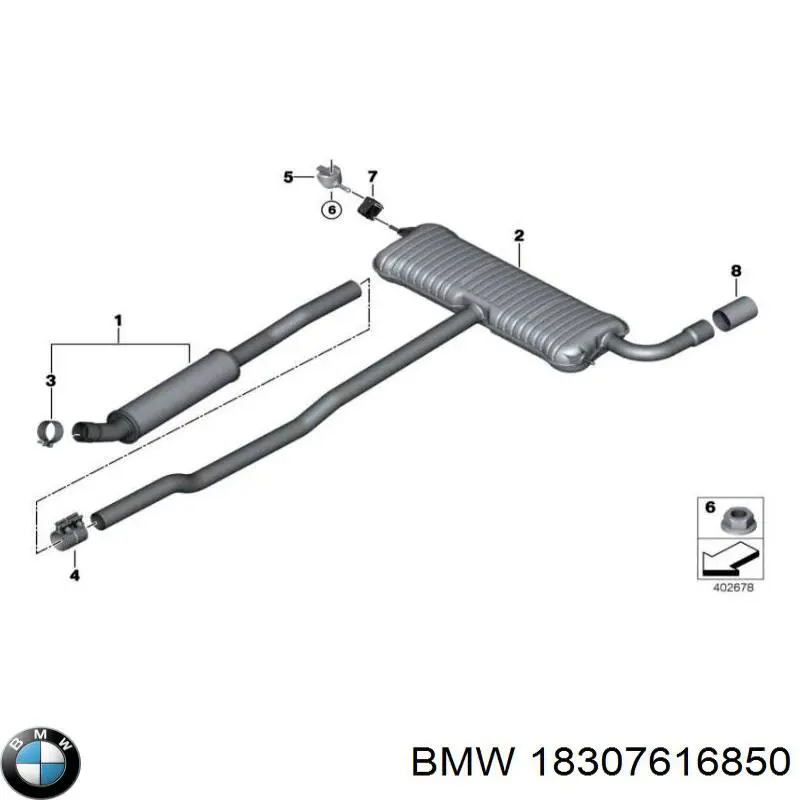  Soporte, silenciador para BMW X2 F39