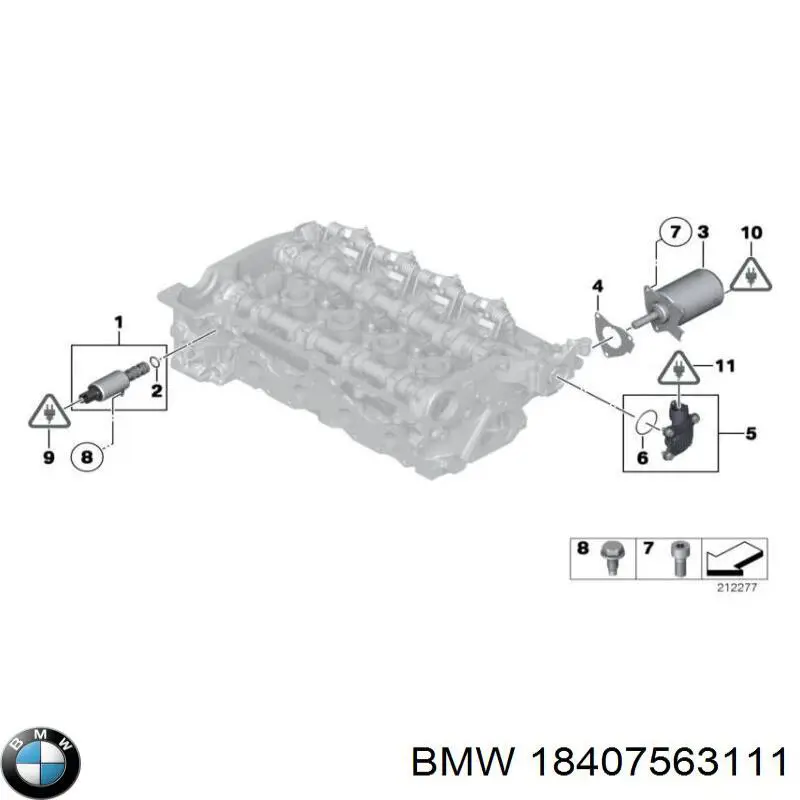 18407563111 BMW junta de colector de escape